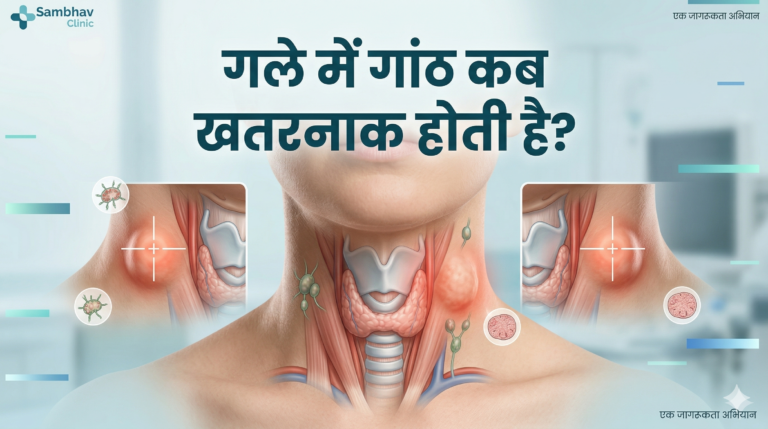 गले में गांठ कब खतरनाक होती है? गले की गांठ के लक्षण और कैंसर के संकेत