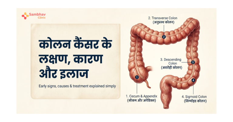 Colon Cancer Symptoms in hindi: कोलन कैंसर के लक्षण, कारण और इलाज